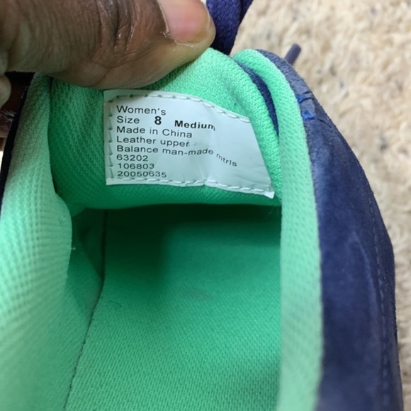 Duluth Trading Co royal blue suede lace up casual trainers sneakers size 8 M - Picture 11 of 11